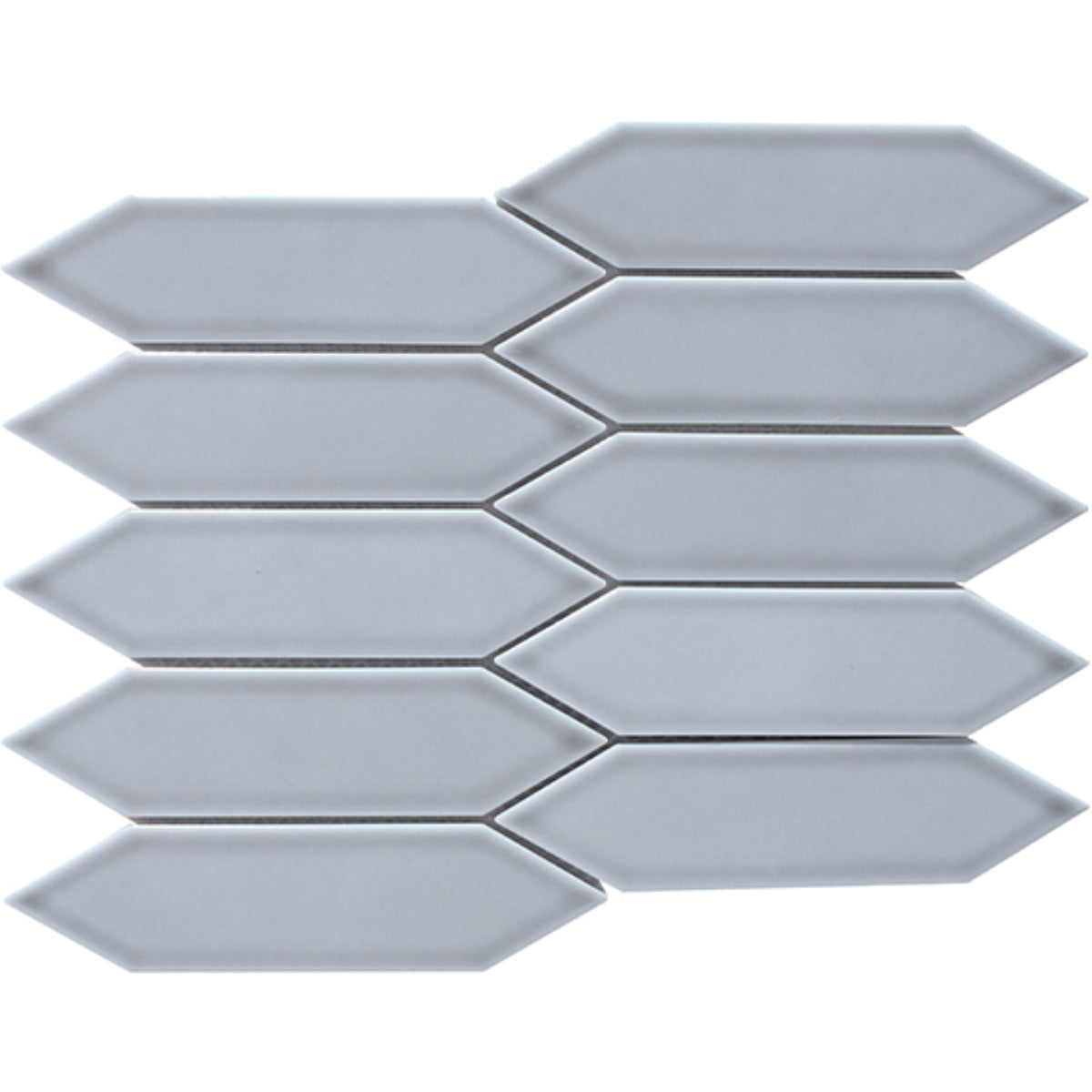 COTTAGE Porcelain Mosaics Picket Slate Grey Porcelain Mosaics by KLD Home