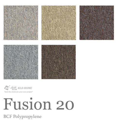Fusion 20 Polypropylene Carpet Collection Polypropylene Carpet by KLD Home