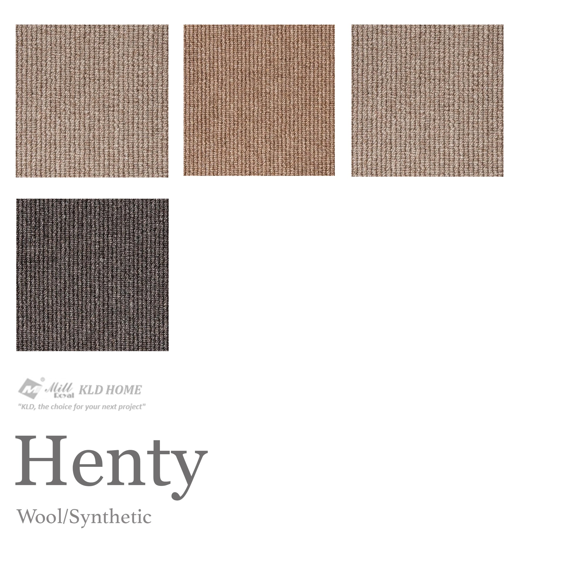 Henty Wool Blend Carpet Collection Wool Carpet by KLD Home