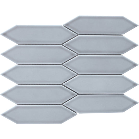 COTTAGE Porcelain Mosaics Picket Slate Grey Porcelain Mosaics by KLD Home