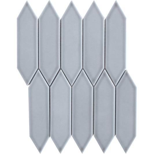 COTTAGE Porcelain Mosaics Picket Slate Grey Porcelain Tiles by KLD Home